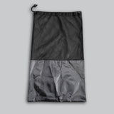 Bytomic Drawstring Equipment Bag Black/Red Flat Lay Back