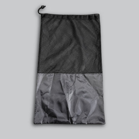 Bytomic Drawstring Equipment Bag Black/Red Flat Lay Back