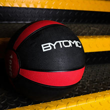 Black/Red Bytomic 8kg Rubber Medicine Ball