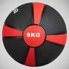 Bytomic 8kg Rubber Medicine Ball Black/Red