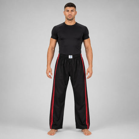 Bytomic Adult Double Stripe Contact Pants Black/Red