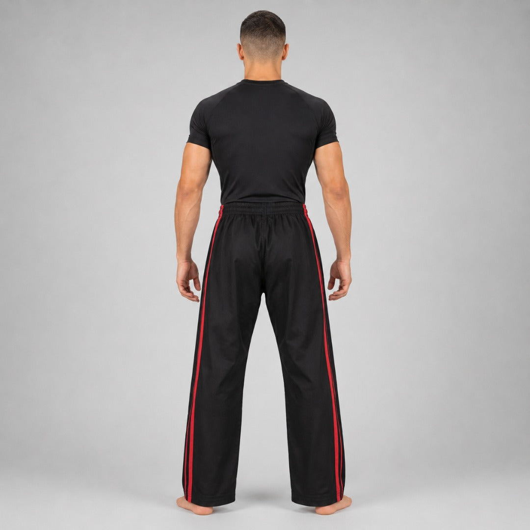 Bytomic Adult Double Stripe Contact Pants Black/Red