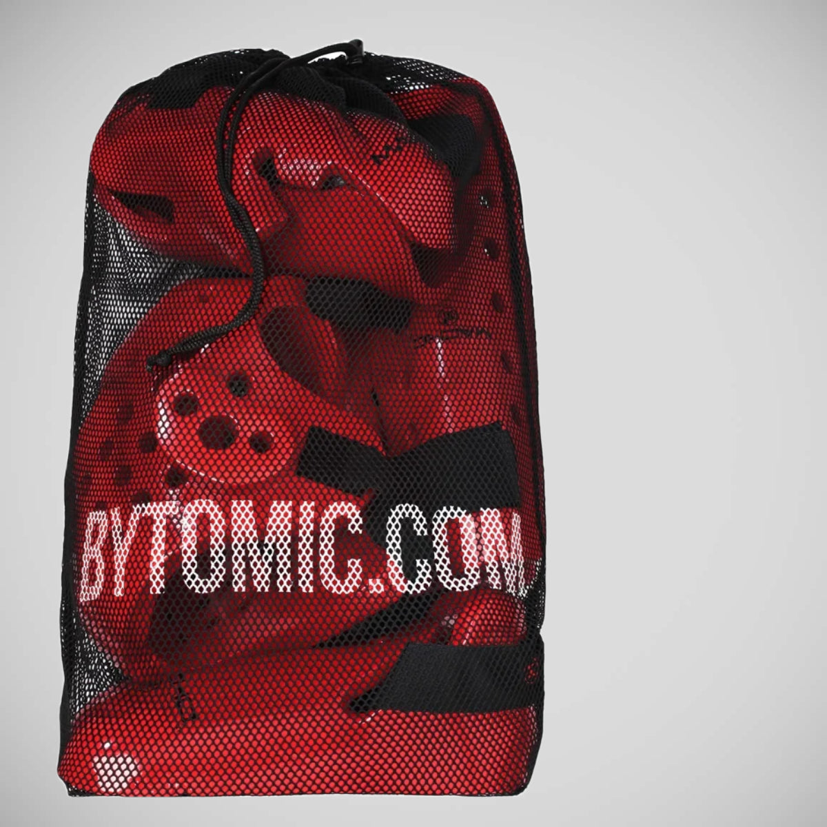Bolsa de equipo de cordón bytómico negro/rojo