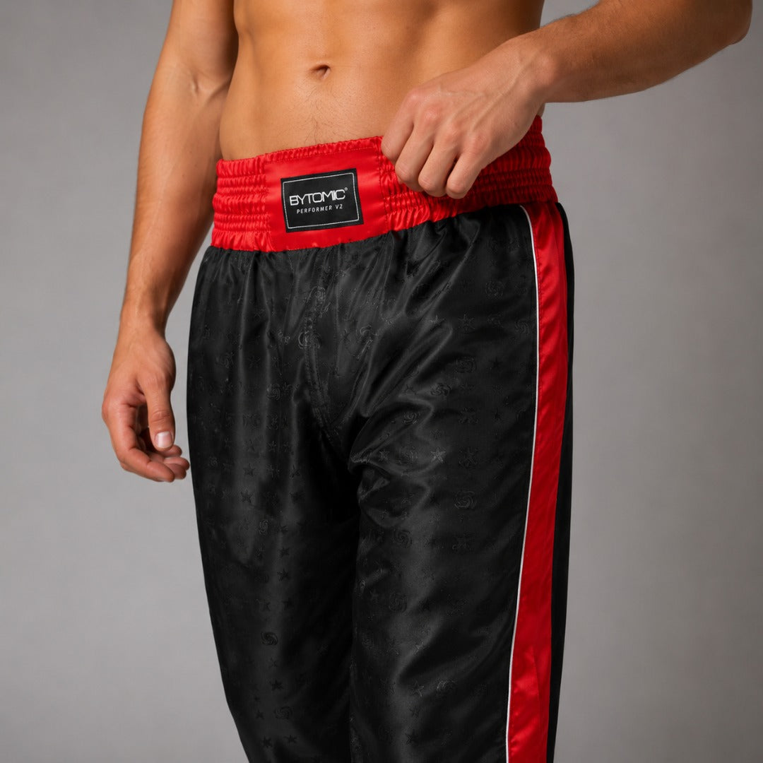 Bytomic Performer V2 Adult Kickboxing Pants Black/Red