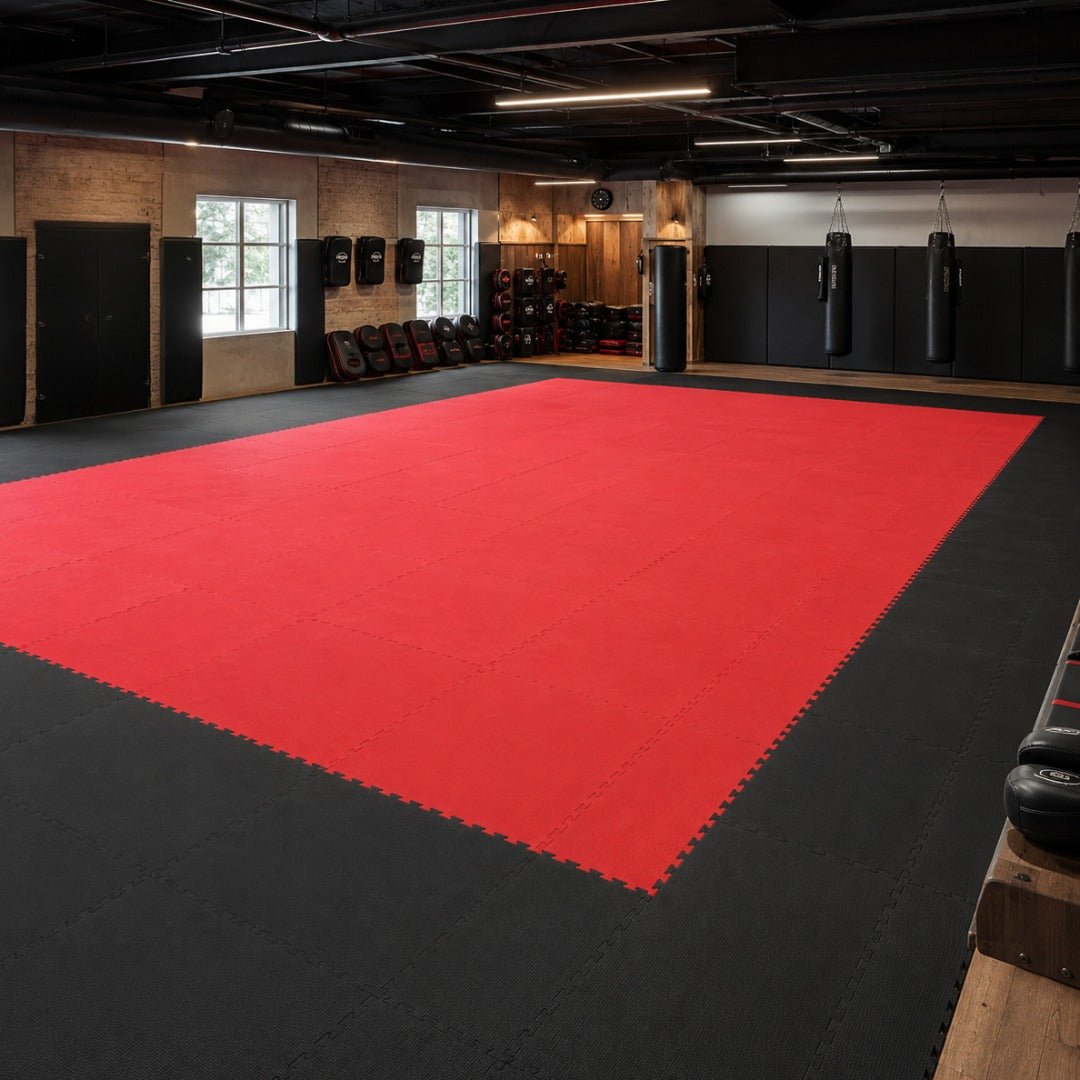 Black/Red Bytomic Reversible 40mm Jigsaw Mat