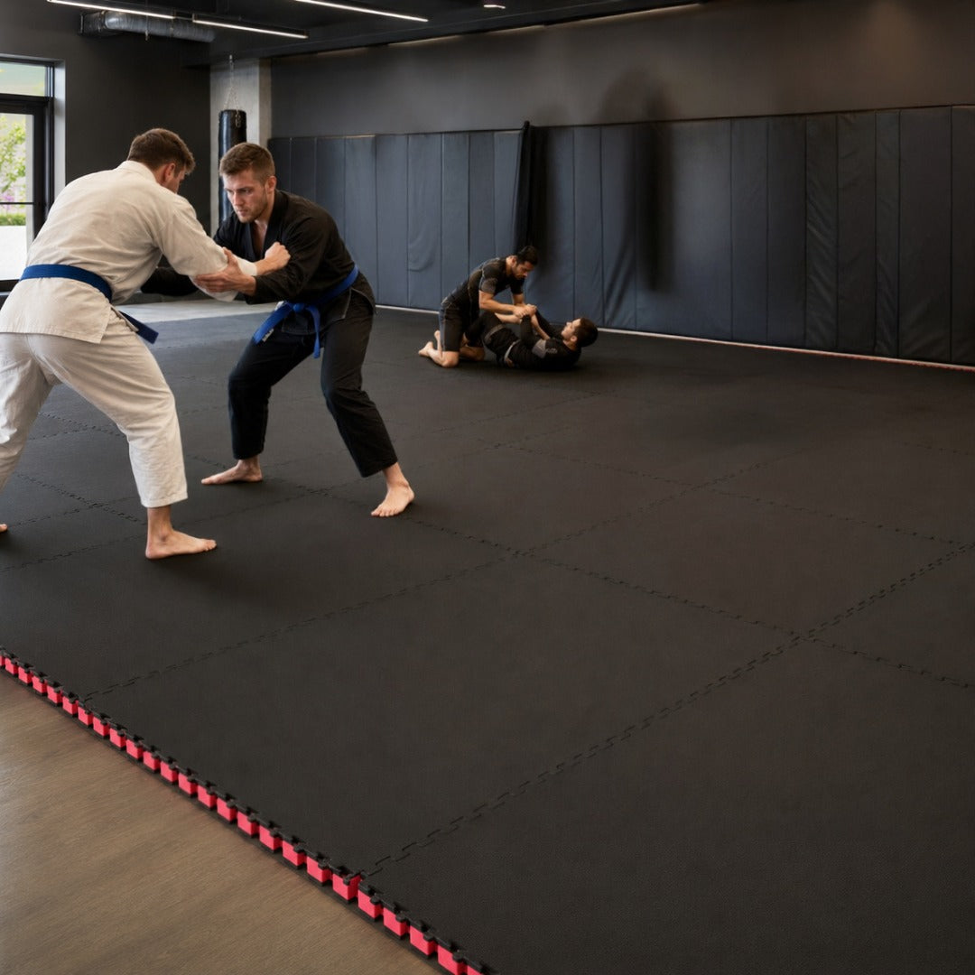 Black/Red Bytomic Reversible 40mm Jigsaw Mat