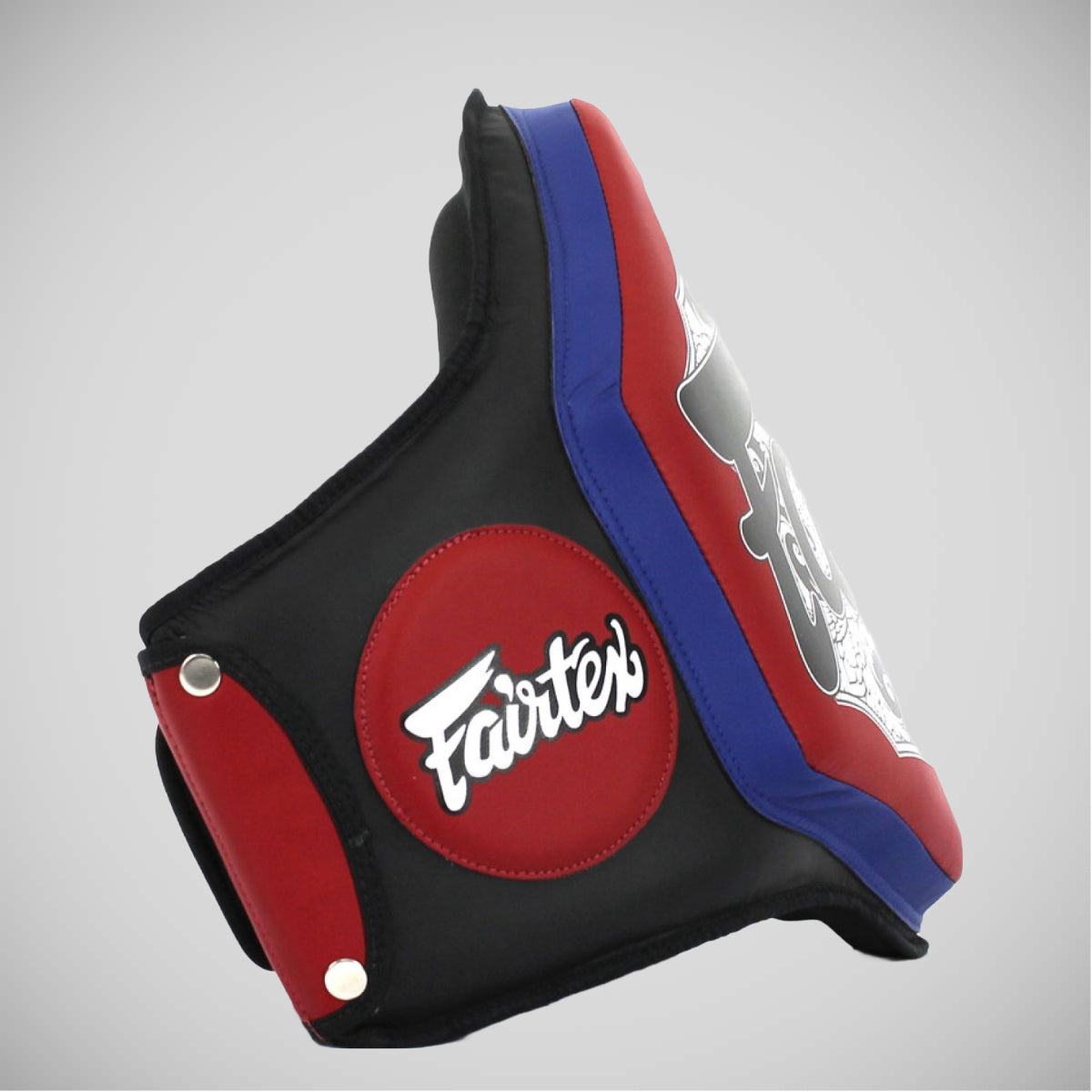 Fairtex BPV3 Microfiber Belly Pad Black/Red