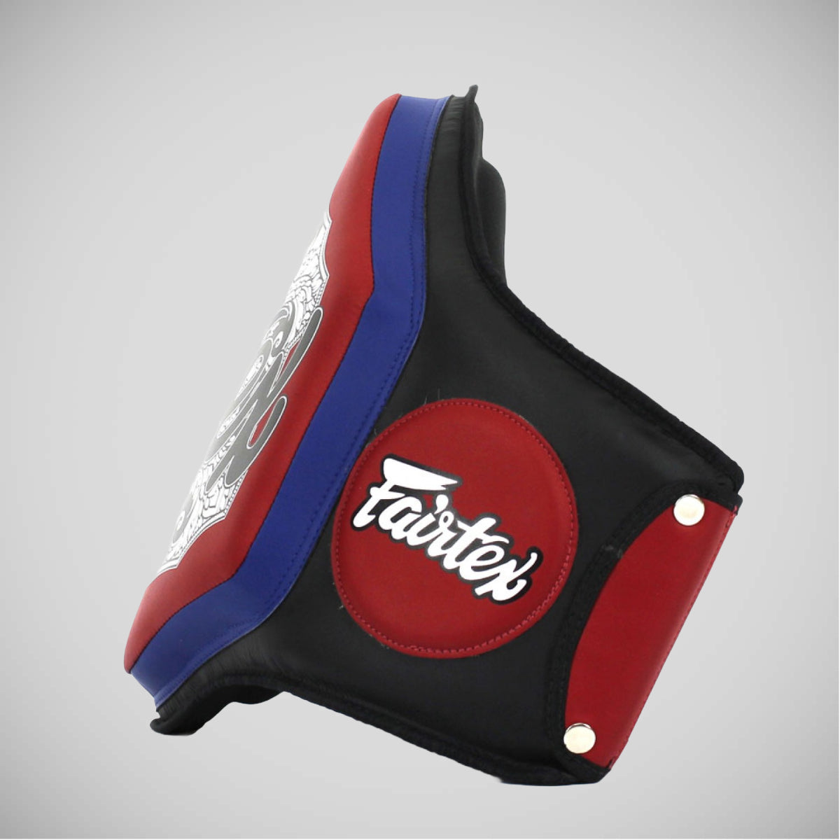 Fairtex BPV3 Microfiber Belly Pad Black/Red