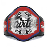 Fairtex BPV3 Microfiber Belly Pad Black/Red