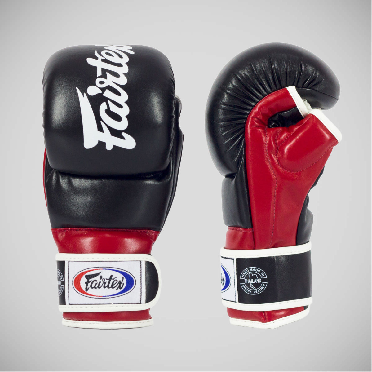 FairTex FGV18 SuperMMA Sparring Gloves Made4fightersからの黒/赤