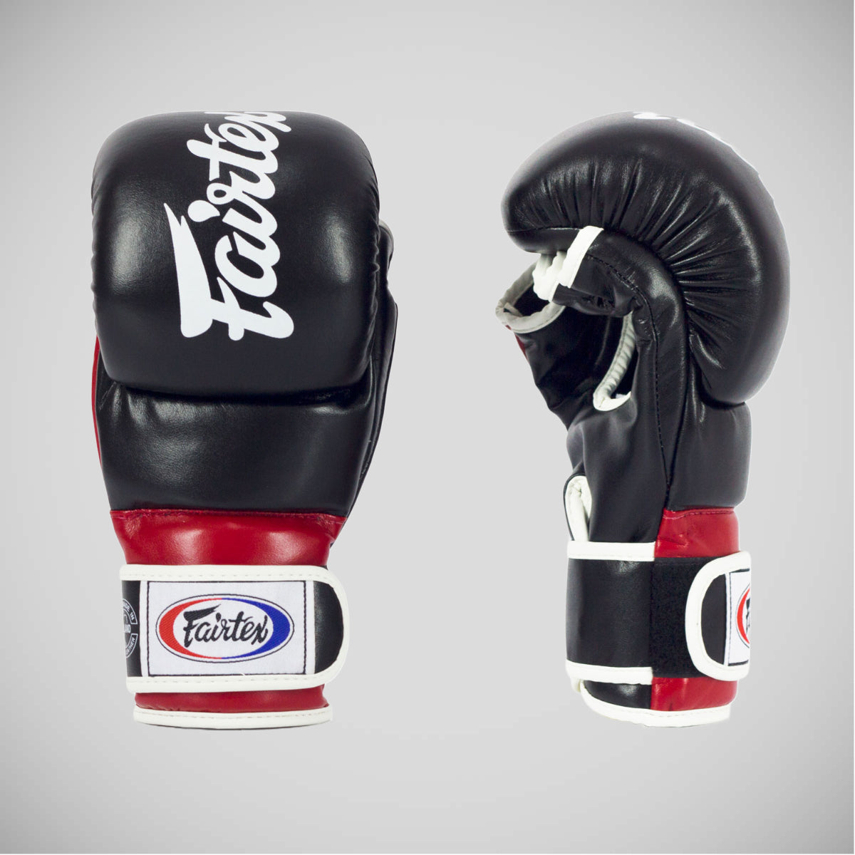 FairTex FGV18 SuperMMA Sparring Gloves Made4fightersからの黒/赤
