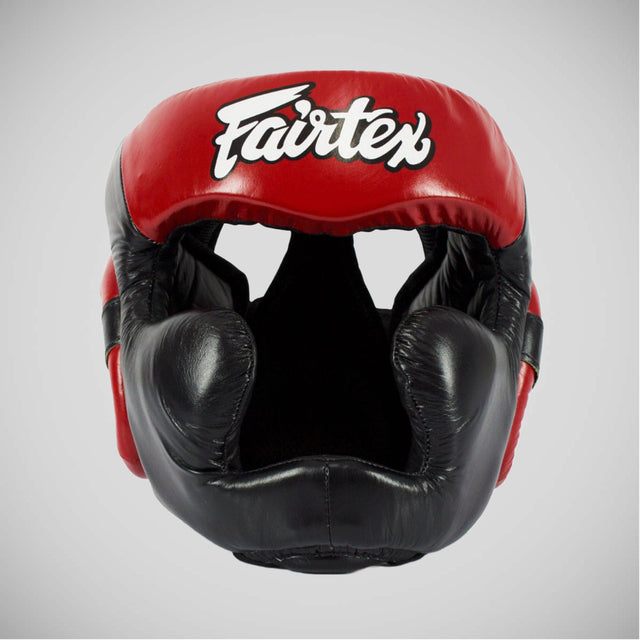 Fairtex HG13 Headguard Black/Red