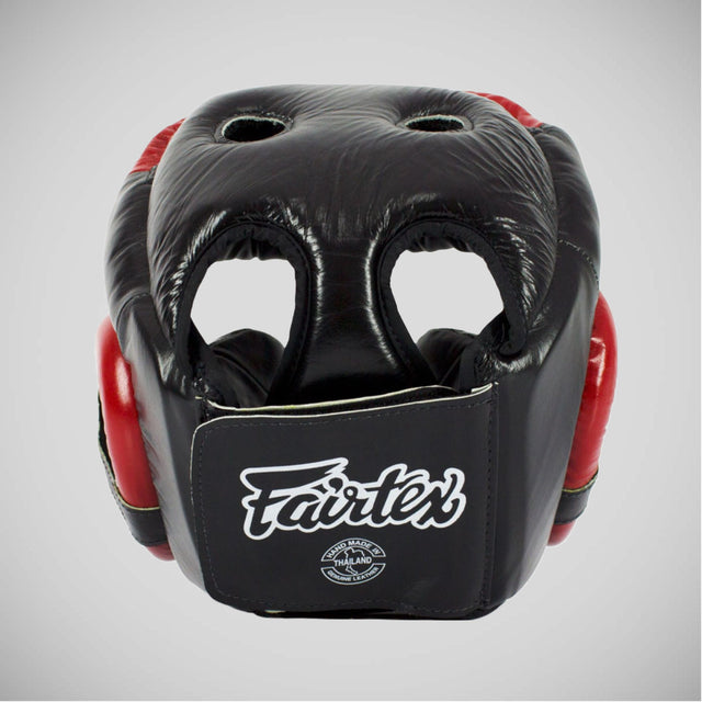 Fairtex HG13 Headguard Black/Red