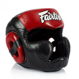 Ochraniacz głowy Fairtex HG13 czarno-czerwony