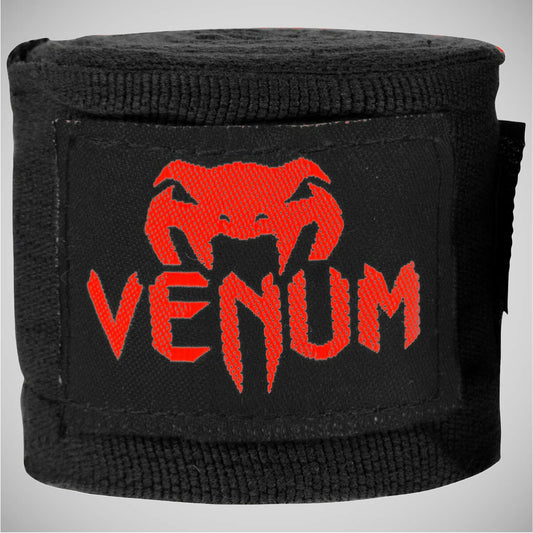 Black/Red Venum 2.5m Kontact Boxing Hand Wraps