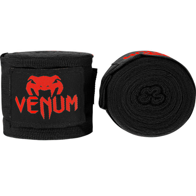 Venum 2.5m Kontact Boxing Hand Wraps Black/Red