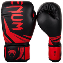 Black/Red Venum Challenger 3.0 Boxing Gloves