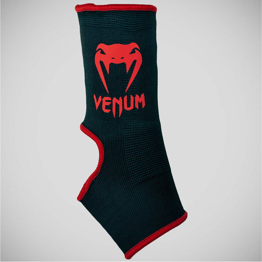 Black/Red Venum Kontact Ankle Supports