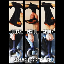 Black Scramble Grip Trainers
