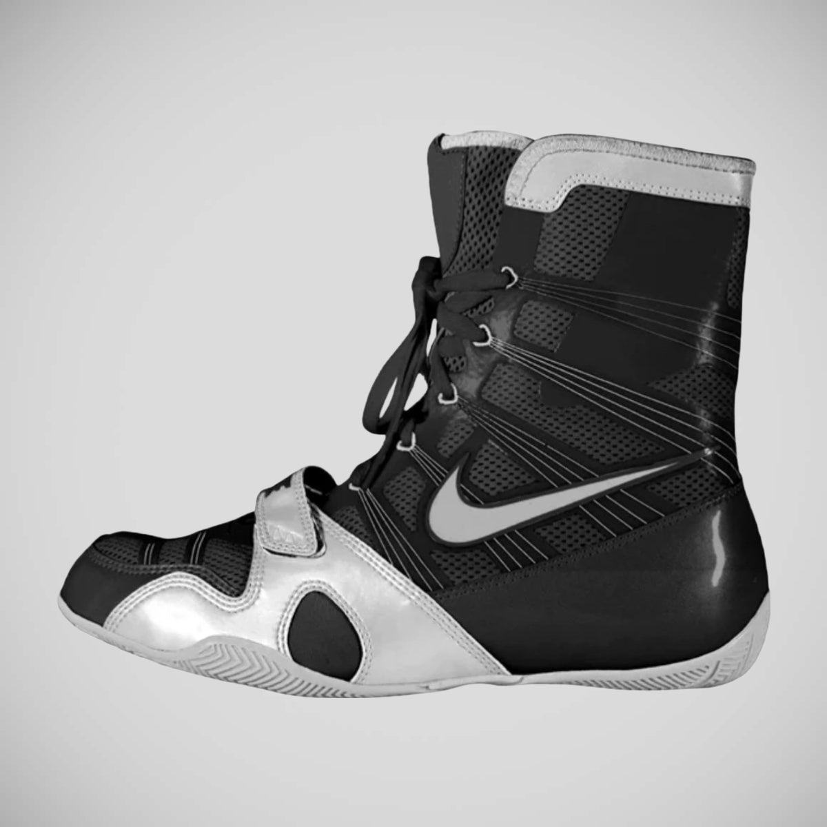 Nike Hyper Ko Boxing Bots Black/Silver de Made4Fighters
