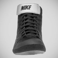 Black/Silver Nike Inflict 3 Wrestling Boots