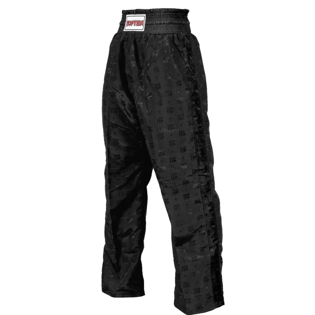 Black Top Ten Adult Classic Kickboxing Pants From Made4fighters 