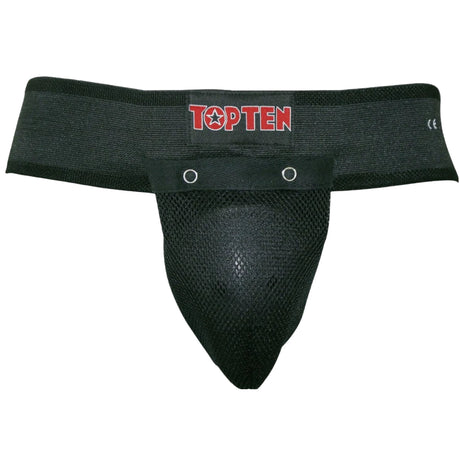 Top Ten Adult Cup and Supporter Groin Guard Black
