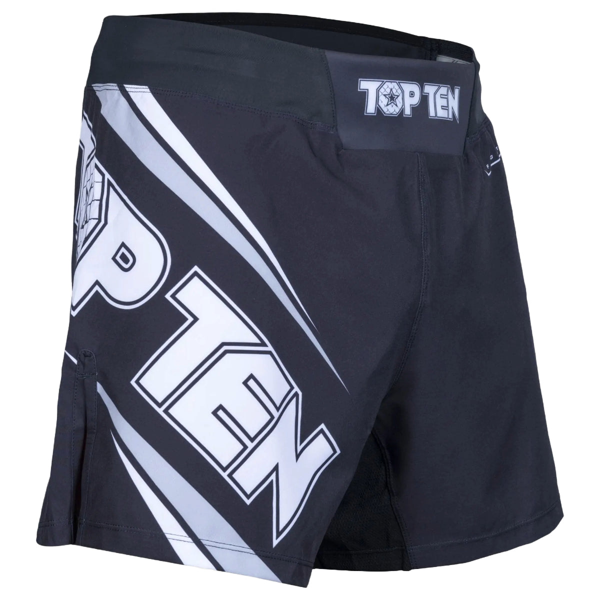 Top Ten Fight Team MMA Shorts Black from Made4Fighters