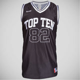 Top Ten Fighter Jersey Tank Top Black