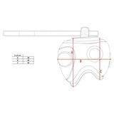 Top Ten Kao IFMA -Oberschenkelschutz schwarz