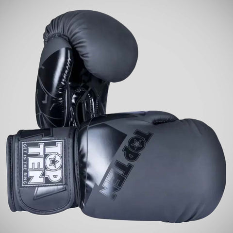 Black Top Ten The Splitter Boxing Gloves