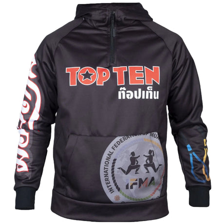 Top Ten Pee Pong IFMA Hoodie Black