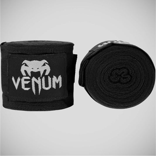 Black Venum 2.5m Kontact Boxing Hand Wraps