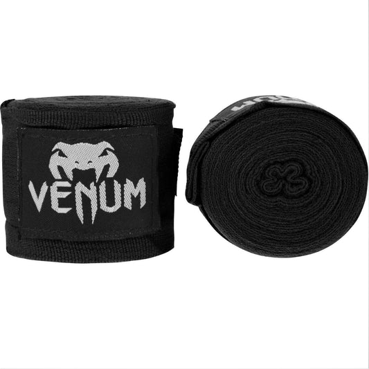Black Venum 2.5m Kontact Boxing Hand Wraps