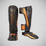 Venum Elite Evo Schinguards Siyah