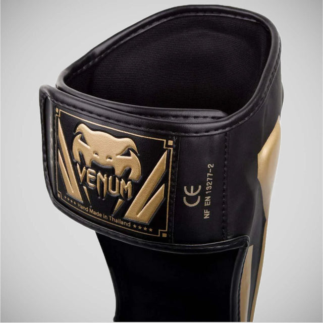 Venum Elite Stand Up Shin Guards Black