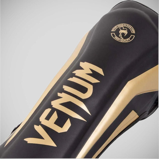 Venum Elite Stand Up Shin Guards Black