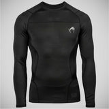 Black Venum G-Fit Long Sleeved Rash Guard   