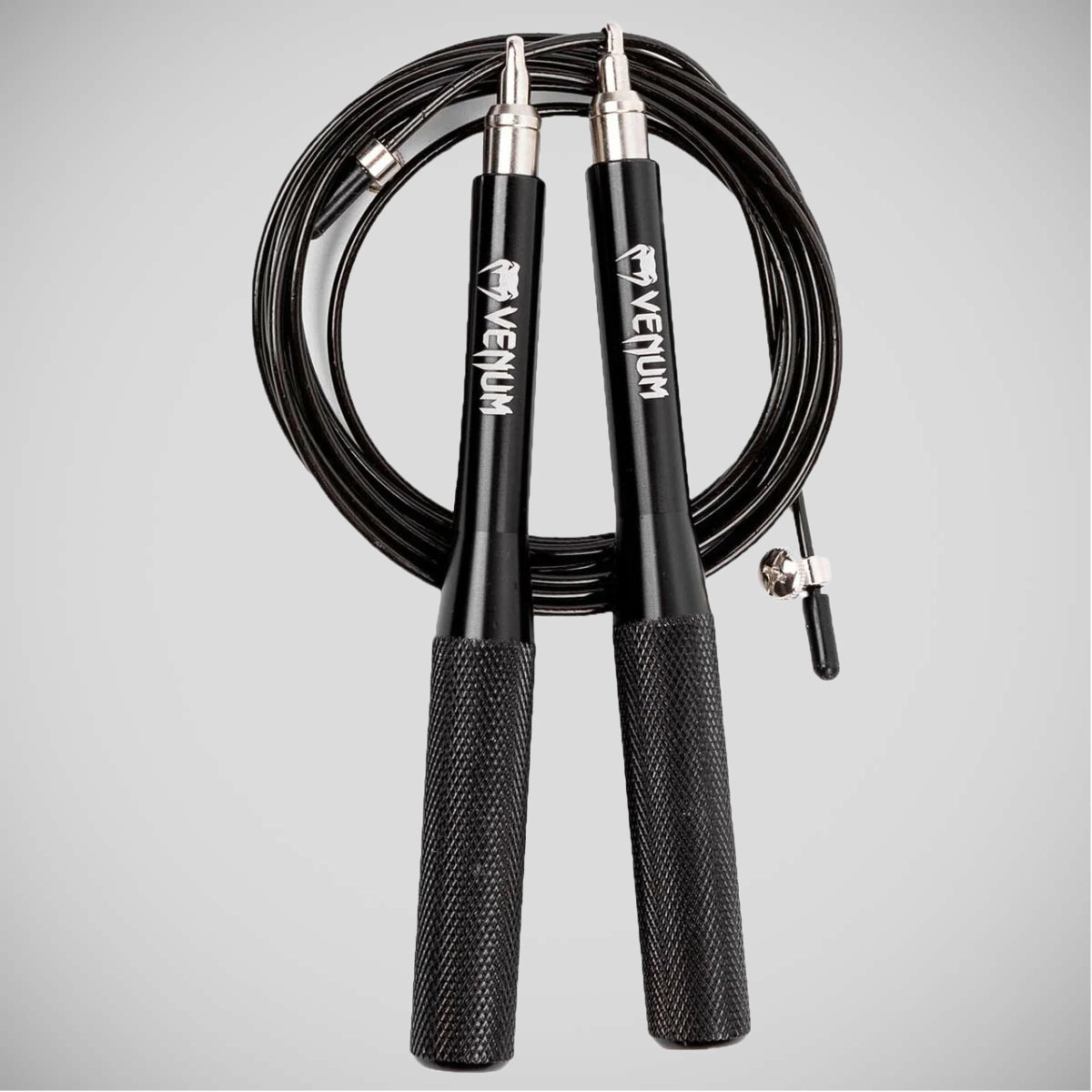 Venum Thunder Evo Jump Rope Black from Made4Fighters