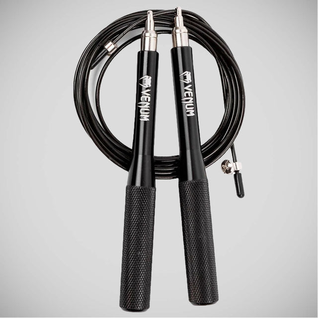 Black Venum Thunder Evo Jump Rope   