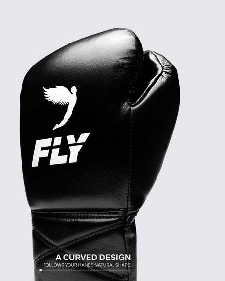 Fly Superlace Pro X 2 Boxing Gloves Black