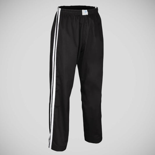 Black/White Bytomic Adult Double Stripe Contact Pants