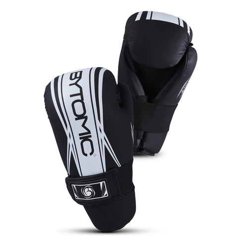 Black/White  Bytomic Axis V2 Point Fighter Gloves