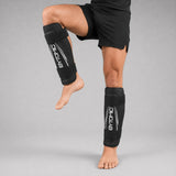 Black/White Bytomic Axis V2 Shin Guards Lifestyle 2
