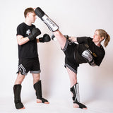 Bytomic Axis V2 Shin Instep Guards Black/White