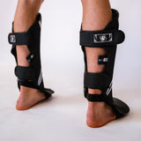 Bytomic Axis V2 Shin Instep Guards Black/White