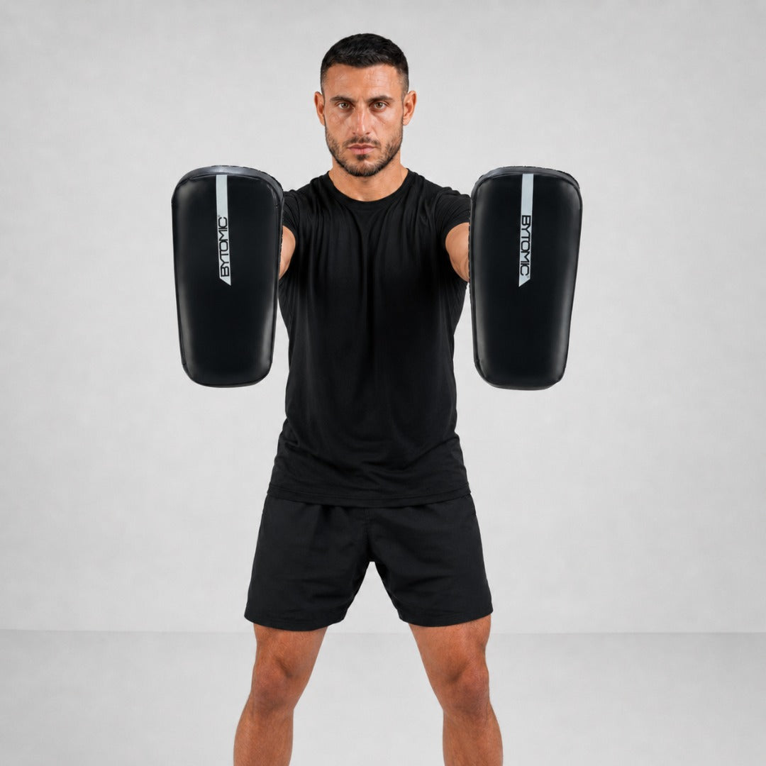 Bytomic Red Label Curved Thai Pads Black/White