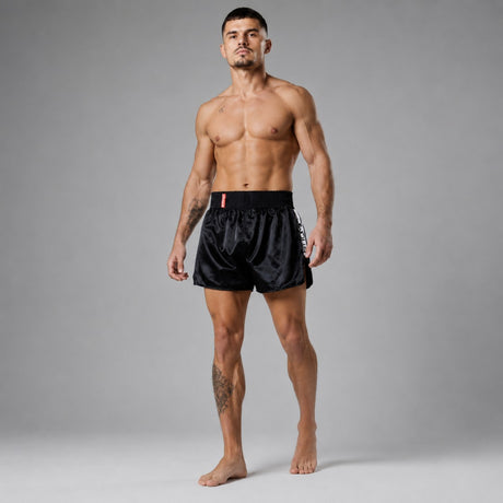 Bytomic Red Label Muay Thai Shorts Black/White
