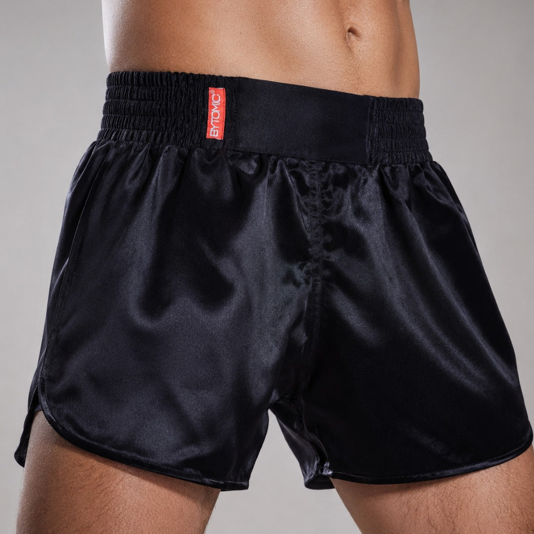 Bytomic Red Label Muay Thai Shorts Black/White