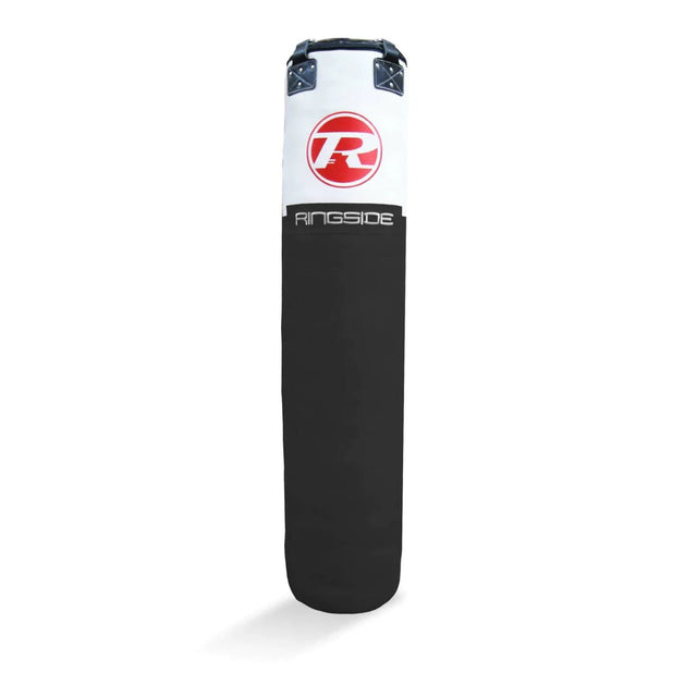 Black/White Ringside Buffalo Leather 6ft Punch Bag
